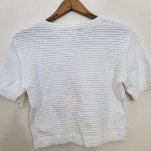 Banana Republic Tops - White Cropped Banana Republic Short Sleeve Sweater Banana Republic Tops - White Cropped Banana Republic Short Sleeve Sweater